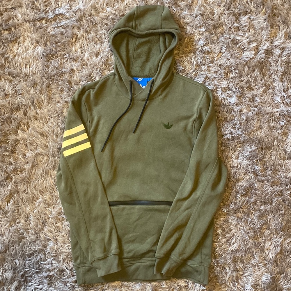 Olive Adidas Sport Luxe Hoodie